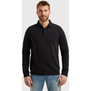 PME Legend Half Button Collar Brushed Fleece Sweater