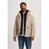 Silvercreek - Jack Jas - Beige Sand - Mid-length Winterjas - Waterafstotend