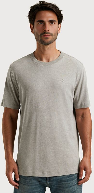 Cast Iron Heren t-shirt grijs (Maat: S) - Halslijn: Ronde hals,