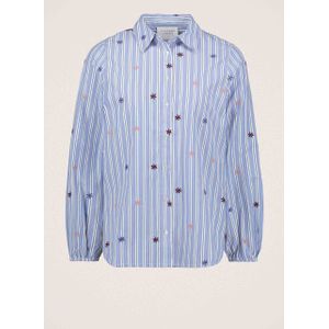 Sisters Point - Istea Blouse - Gestreept - Met Geborduurde Bloemen