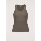 Silvercreek - Sony Top - Rib Gebreid - Lage Ronde Hals