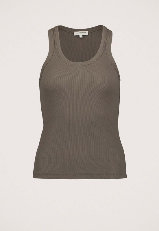 Silvercreek - Sony Top - Rib Gebreid - Lage Ronde Hals