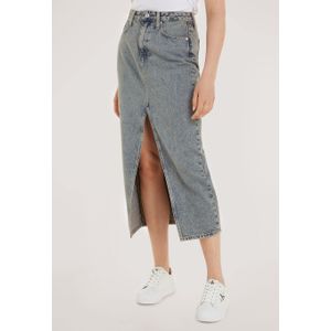 Calvin Klein Front Split Maxi Denim Rok