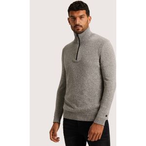 Cast Iron Trui Met Halve Rits