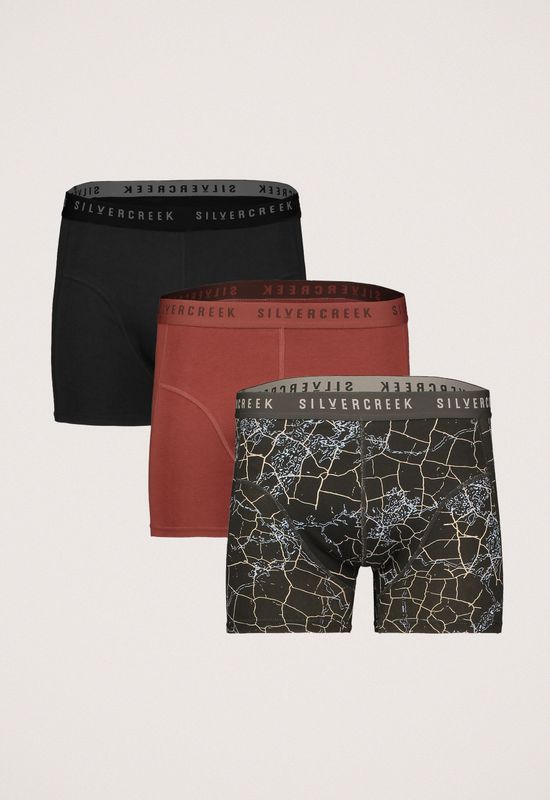 Silvercreek - 3-pack Boxershorts - Zwart