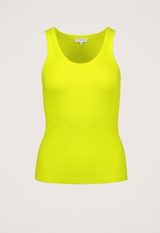 Silvercreek - Sony Top - Rib Gebreide Top - Lage Ronde Hals