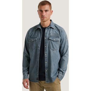 PME Legend Denim Shirt Met Badges
