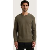 Cast Iron - Pullover - Groen - Crewneck Regular Fit - Katoen Stretch