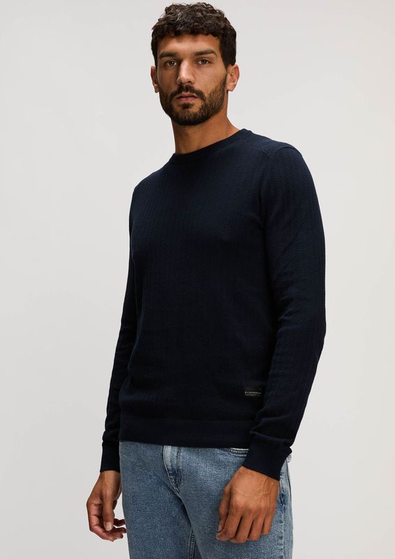 Silvercreek - Evans - Trui - Blue Dark