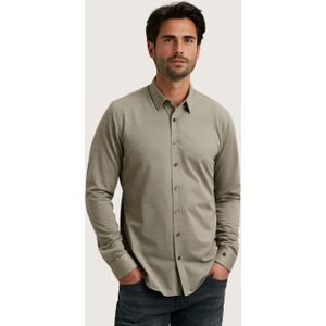 Cast Iron - Casual Shirt - Bruin - Heren Overhemd
