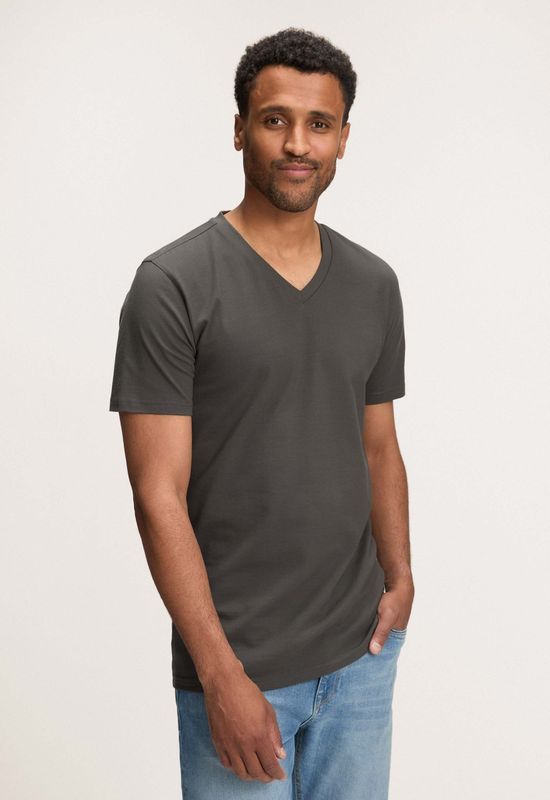 Silvercreek - Base V-neck T-shirt - Grijs