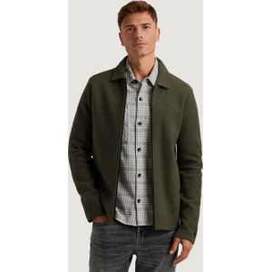 Cast Iron Jacket Met Ritssluiting