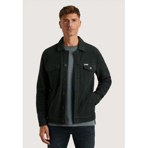 Cast Iron - CSW2508435 - Tussenjas - Regular Fit - Knoopsluiting - Comfortabele Sweatstof