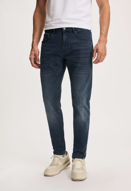 Silvercreek - Lewis Regular Tapered - Jeans - Blue Black - 5-pocket model