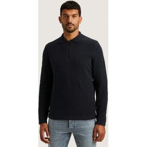 Cast Iron Wool Blend Poloshirt