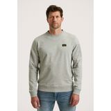 PME Legend Heren trui grijs (Maat: S) - Effen - Halslijn: Ronde hals,