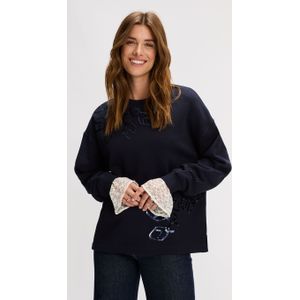 Silvercreek - Shay Sweater - Blauw - Pailletten Tops