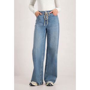 Circle of Trust - Jona Wide Leg Jeans - Mid Waist - 5-Pocket Model - Katoen met Stretch