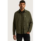 Cast Iron Heren overshirt groen (Maat: S)