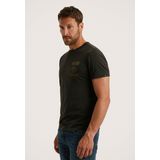 PME Legend Heren t-shirt grijs (Maat: S) - Fotoprint - Halslijn: Ronde hals,