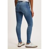 Silvercreek - Cassy Mid Waist Skinny Jeans - Denim - Medium Stonewash