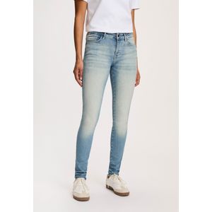 Silvercreek - Cassy Mid Waist Skinny Jeans - Denim - Medium Stonewash