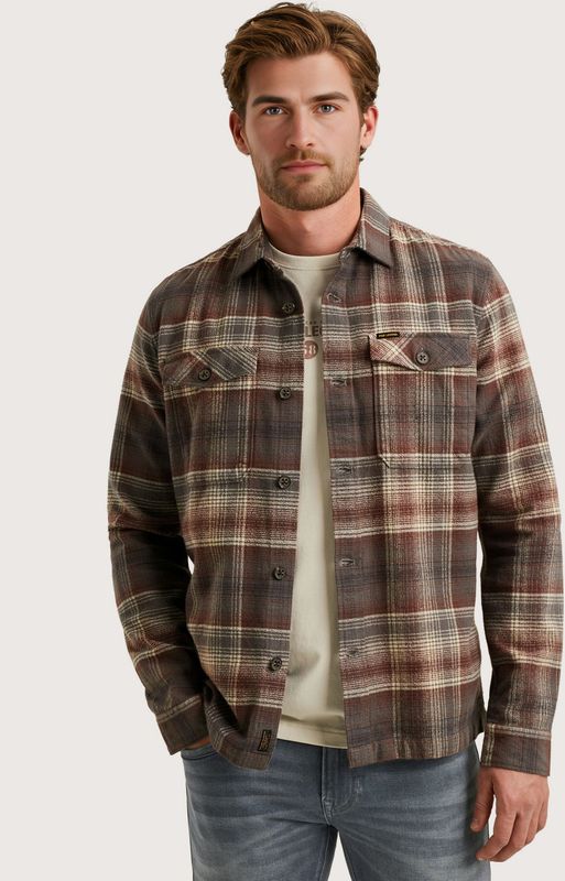 PME Legend - Shirt Jacket - Ruitpatroon - 100% Katoen