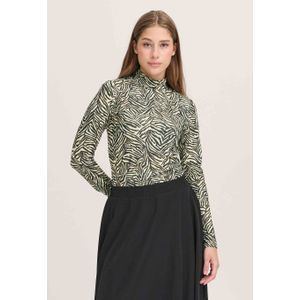 ICHI - 20124638 - T-shirt - Slim Pasvorm - All-over Print