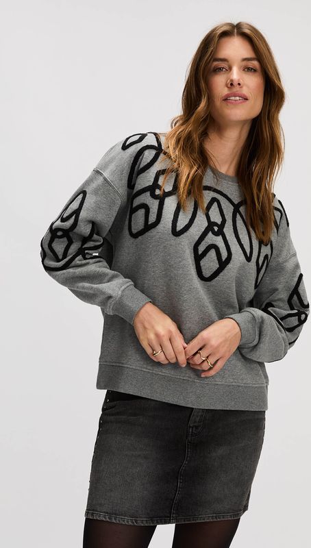 Silvercreek - Samia Sweater - Grey Anthracite