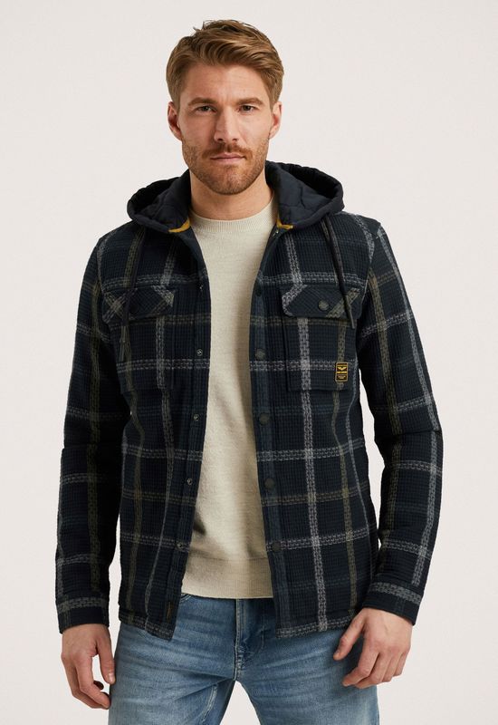 PME Legend - Shirt Jacket - Gevoerd - Katoenen Flanel - Met Capuchon