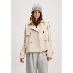 Silvercreek - Raven - Trenchcoat - Korte - Wolmix