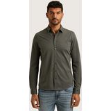 Cast Iron - Casual Shirt - Diep Zwart - Heren Overhemd