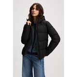 Silvercreek - Trek Puffer - Jas - Zwart