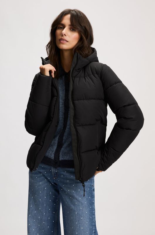 Silvercreek - Trek Puffer - Jas - Zwart