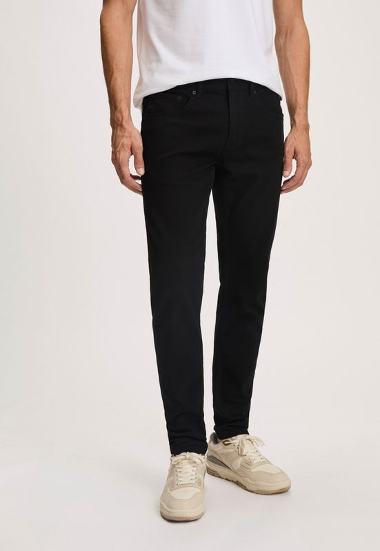 Silvercreek - Lewis Regular Tapered Jeans - Stay Black - Denim - 5-Pocket