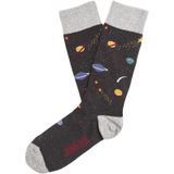Jimmy Lion sokken galaxy grijs unisex