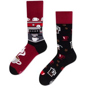Many Mornings sokken dark espresso unisex