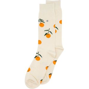 Alfredo Gonzales sokken tangerine wit unisex