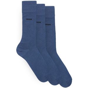 Hugo Boss sokken BOSS 3-pack basic blauw 467 heren