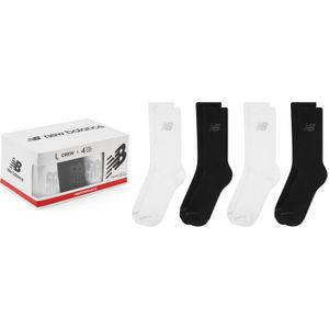 New Balance performance giftbox 4-pack sokken nb logo zwart & wit heren