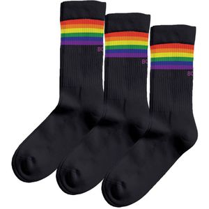 Björn Borg core 3-pack sokken pride zwart unisex