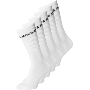 Jack & Jones 5-pack sokken basic logo wit heren