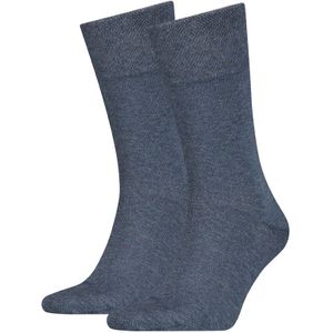 PUMA classic piquee 2-pack sokken blauw heren