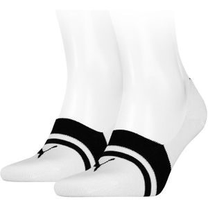 PUMA sokken heritage footies 2-pack wit II unisex