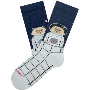 Jimmy Lion kids sokken space cat blauw kids