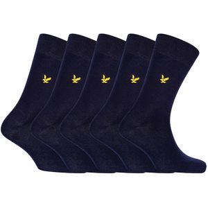 Lyle & Scott 5-pack sokken liam blauw heren