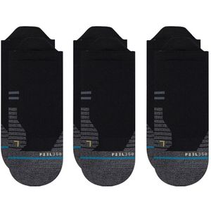 Stance sokken performance feel360 infiknit run light sneaker 3-pack zwart unisex