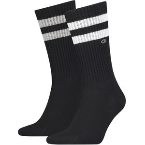 Calvin Klein 2-pack sokken stripes zwart heren