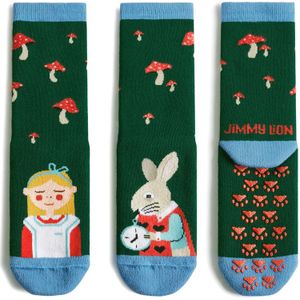 Jimmy Lion kids anti-slip sokken alice groen kids