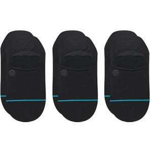 Stance sokken casual 3-pack footies icon zwart unisex